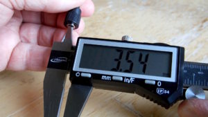 Caliper Inside Diameter Measurement
